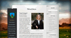 Desktop Screenshot of nemetbanya.hu